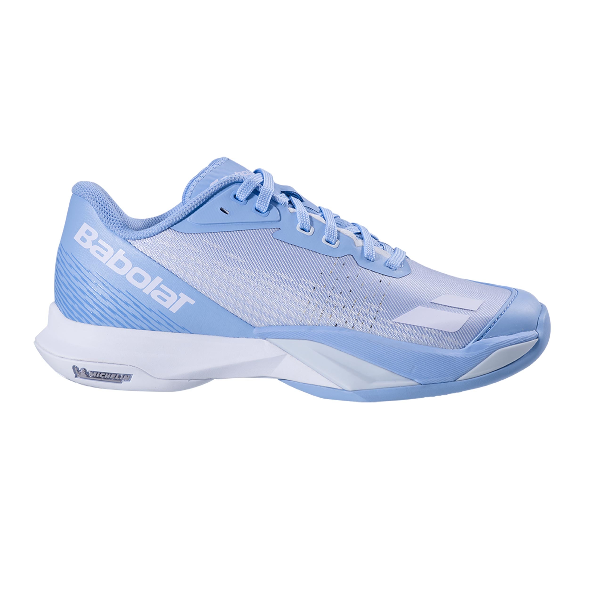 Babolat Jet Mach 4 Zapatilla tierra batida Mujeres - morado, blanco