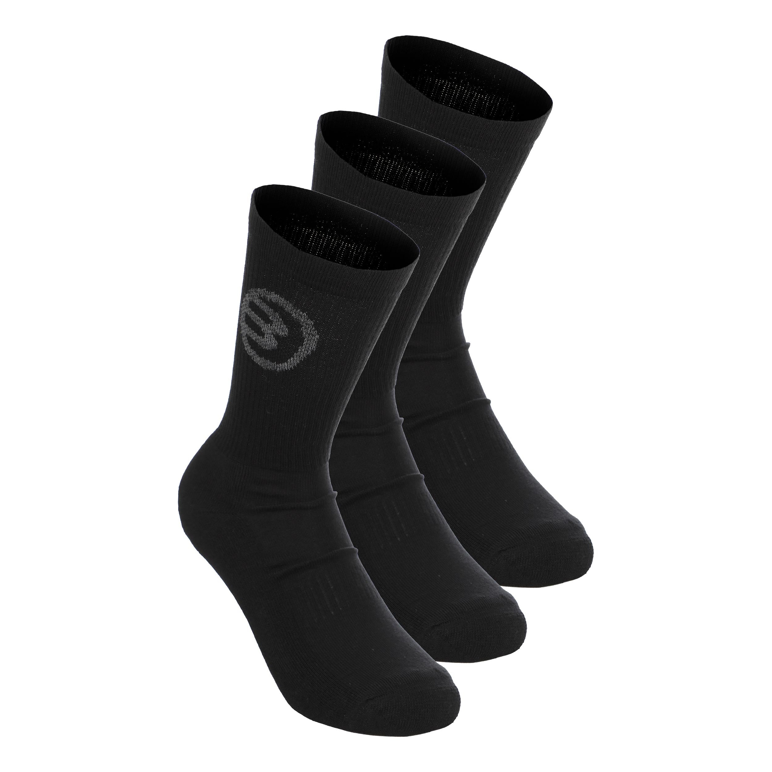 Bullpadel BP262 (PACK DE 3) Calcetines de deporte Unisex - negro
