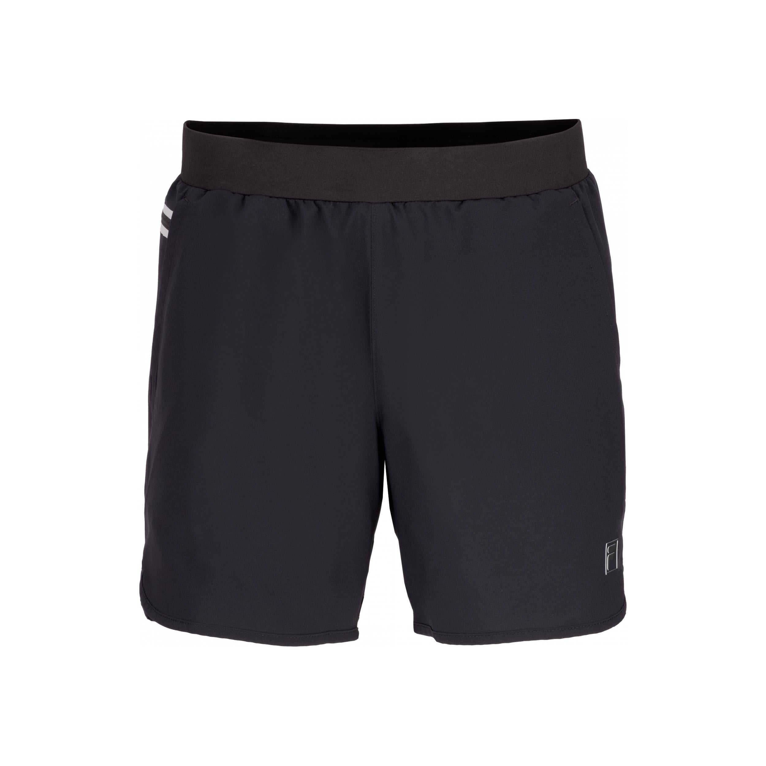Fila Jeremy Shorts Hombres - negro, blanco