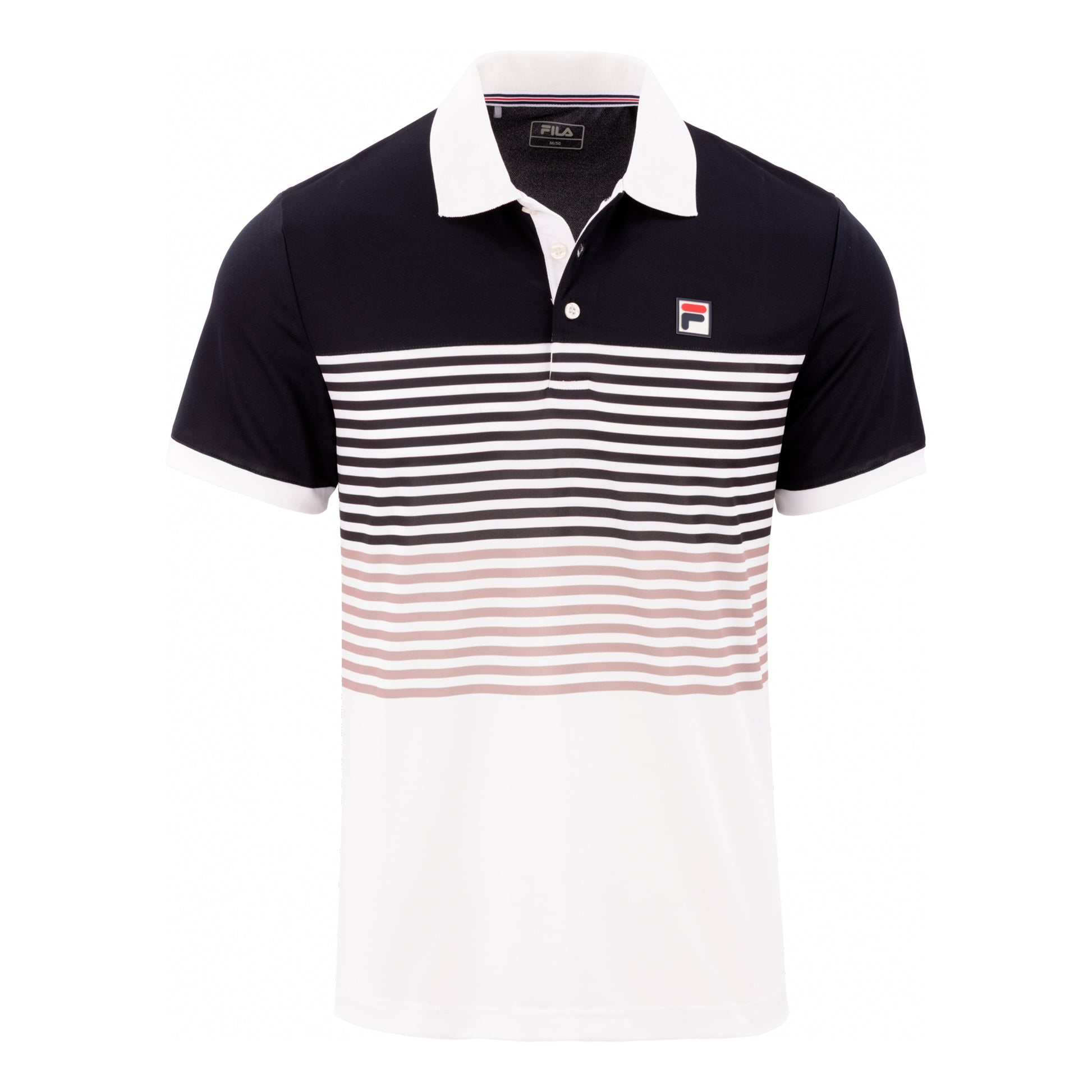 Fila BB Monte Carlo Polo Hombres - negro, blanco roto