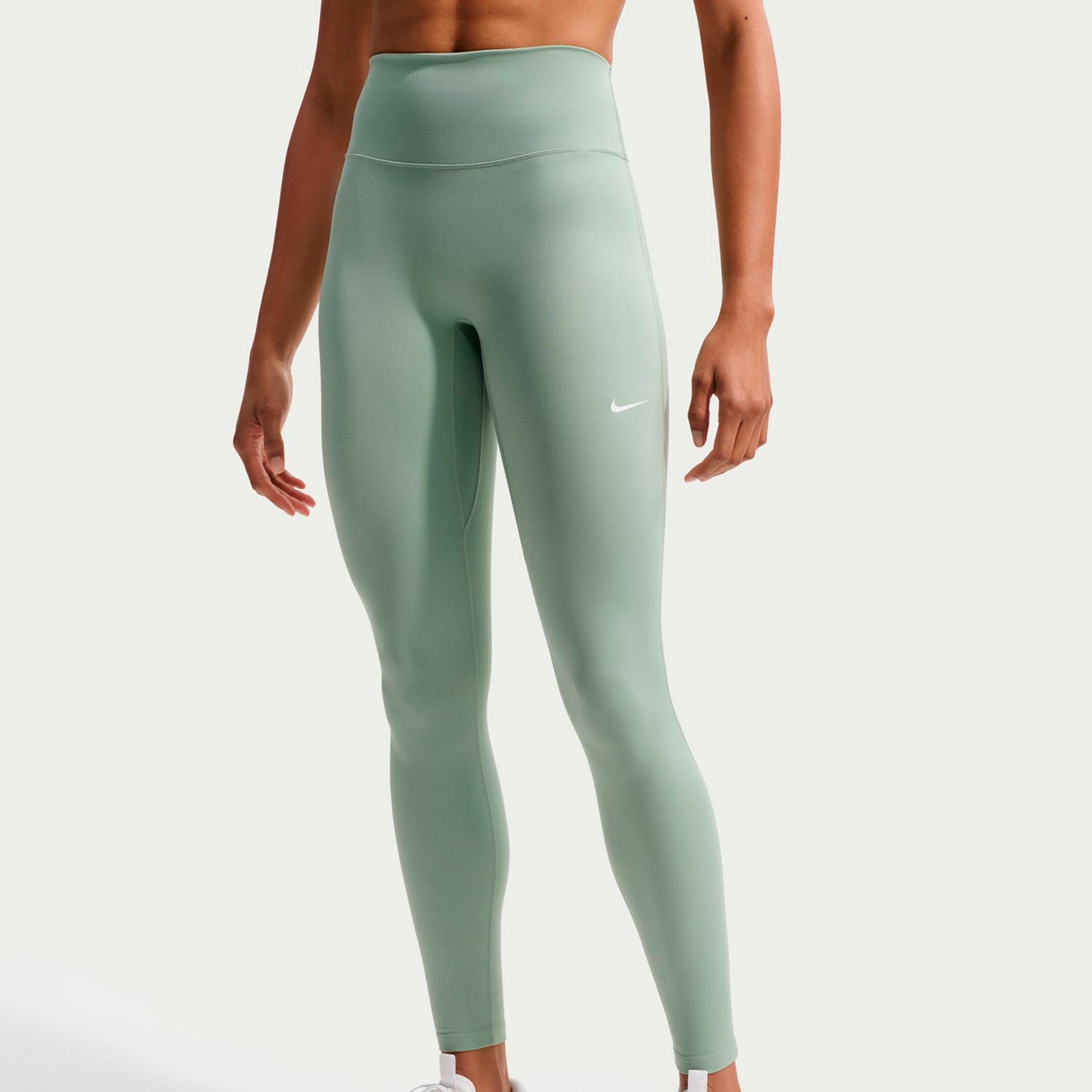 Nike Dri-Fit One High Rise Malla Mujeres - salvia