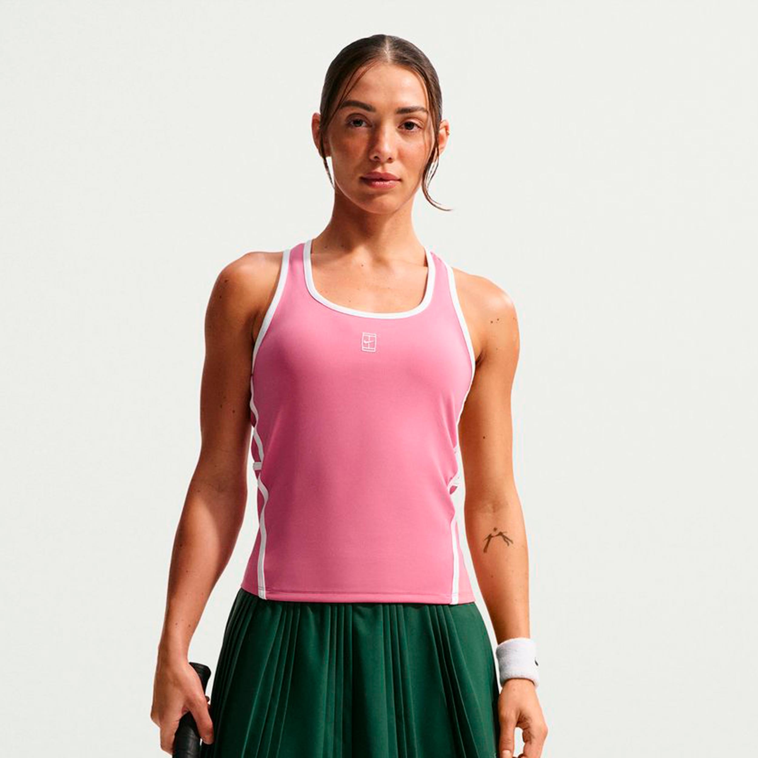 Nike Court Dri-Fit Advantage Camiseta de tirantes Mujeres - rosa