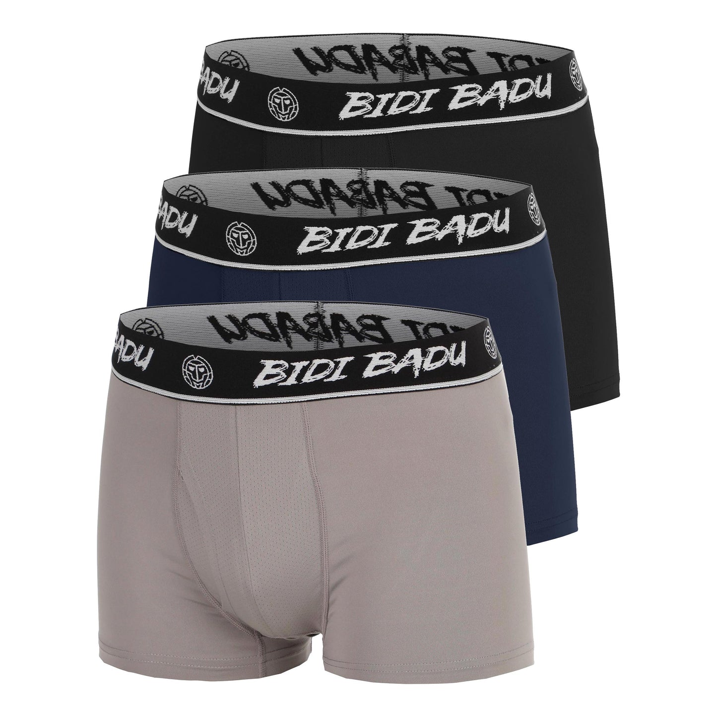BIDI BADU Calzoncillos tipo bóxer - Pack de 3 Hombres-azul oscuro, negro