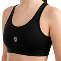 Crew 2.0 Sujetador deportivo Mujeres-negro