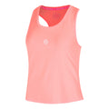 Out of Control Racerback Camiseta de tirantes Mujeres - rosa, blanco