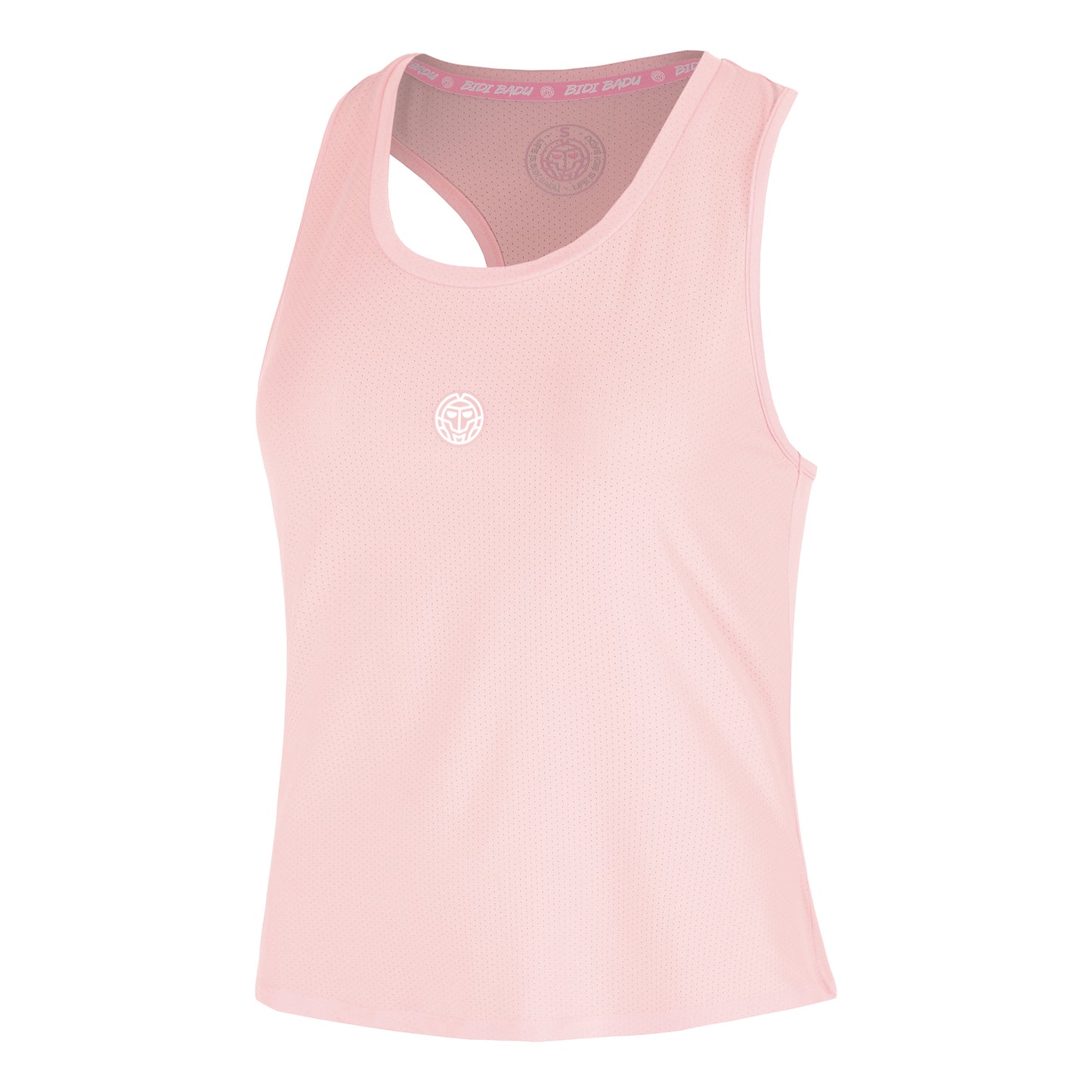 BIDI BADU Out of Control Racerback Camiseta de tirantes Mujeres - rosa, blanco