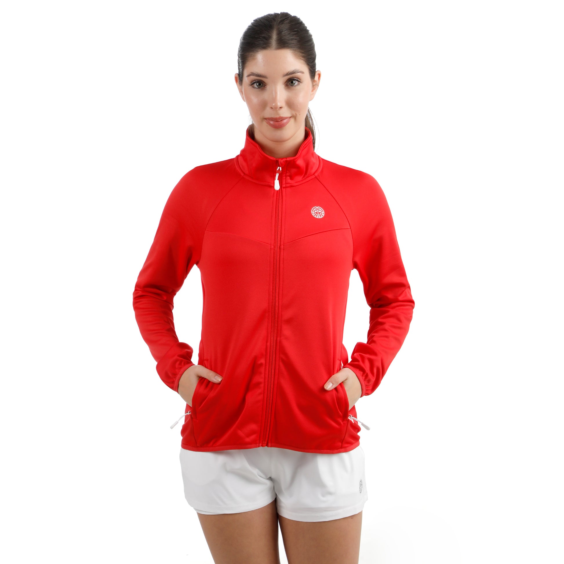 BIDI BADU Crew 2.0 Chaqueta de entrenamiento Mujeres-rojo