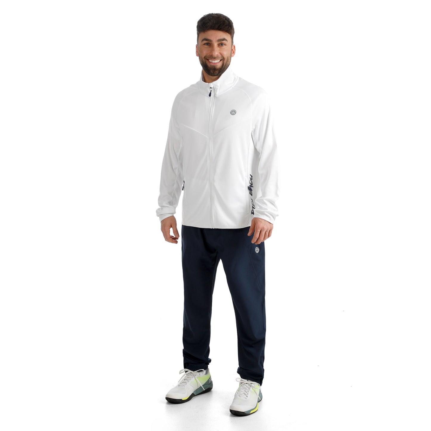 BIDI BADU Crew 2.0 Chaqueta de entrenamiento Hombres-blanco