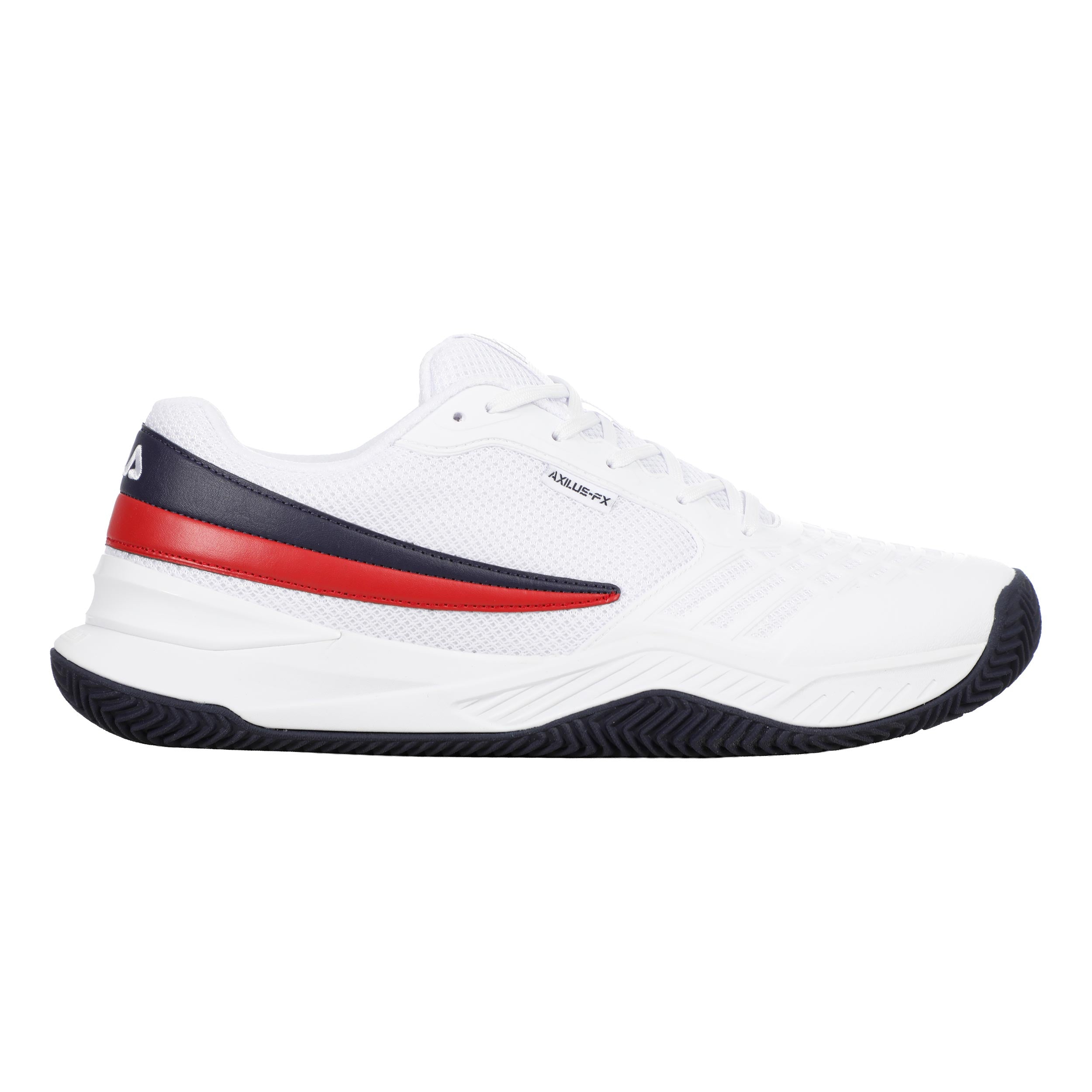 Fila Axilus FX CLY Zapatilla tierra batida Hombres-blanco, rojo