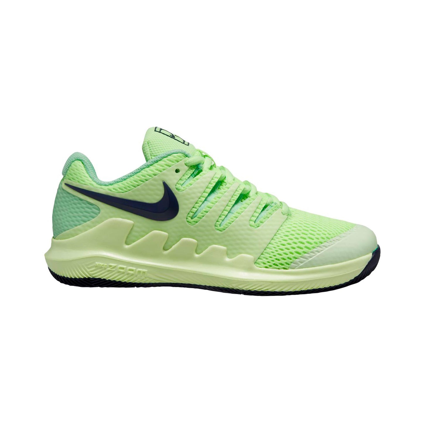 Nike Vapor X Zapatilla todas las superficies Niños-verde claro, negro