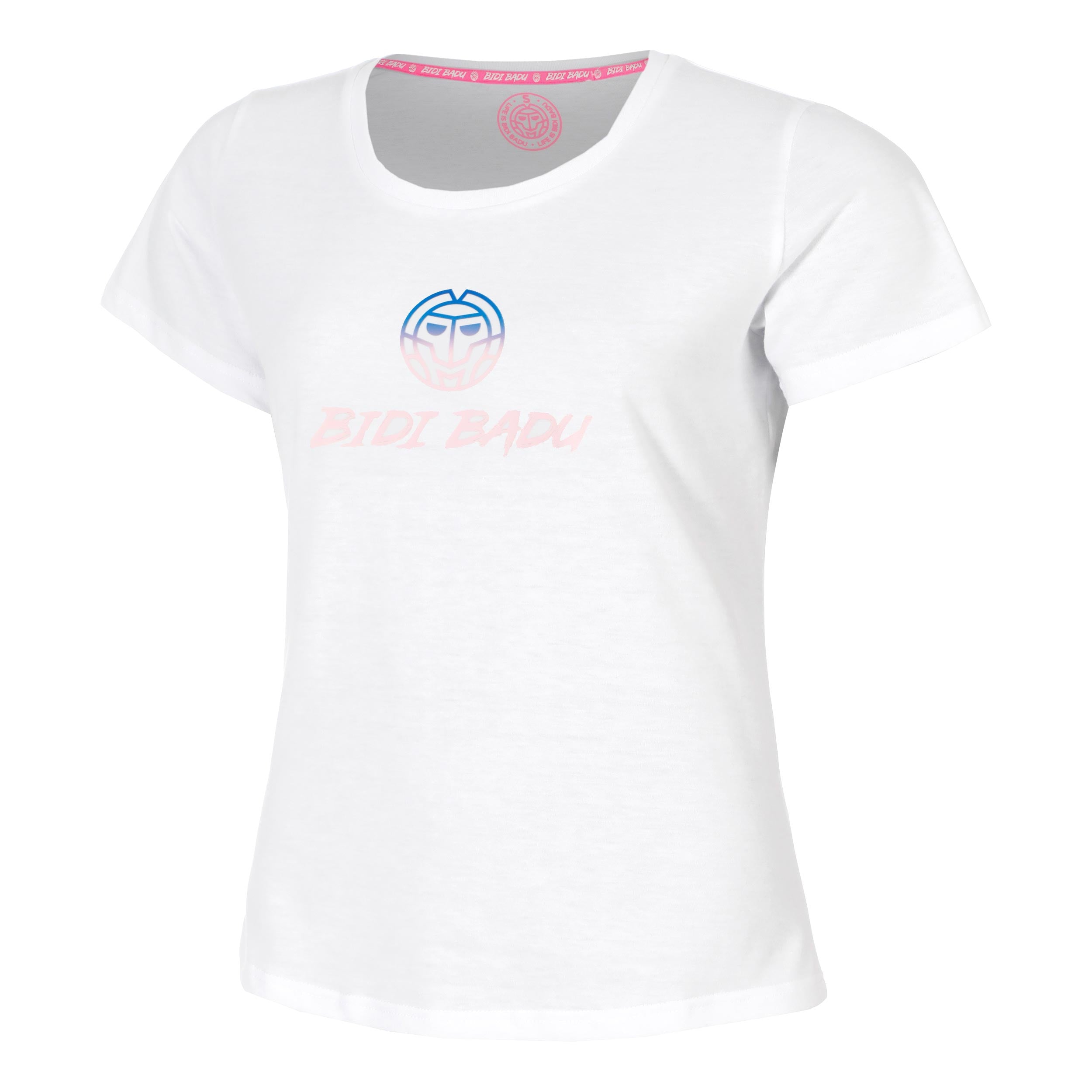 BIDI BADU Out of Control Logo Camiseta de manga corta Mujeres-azul