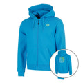 Out of Control Backprint Zip Sudadera con cremallera Hombres-azul