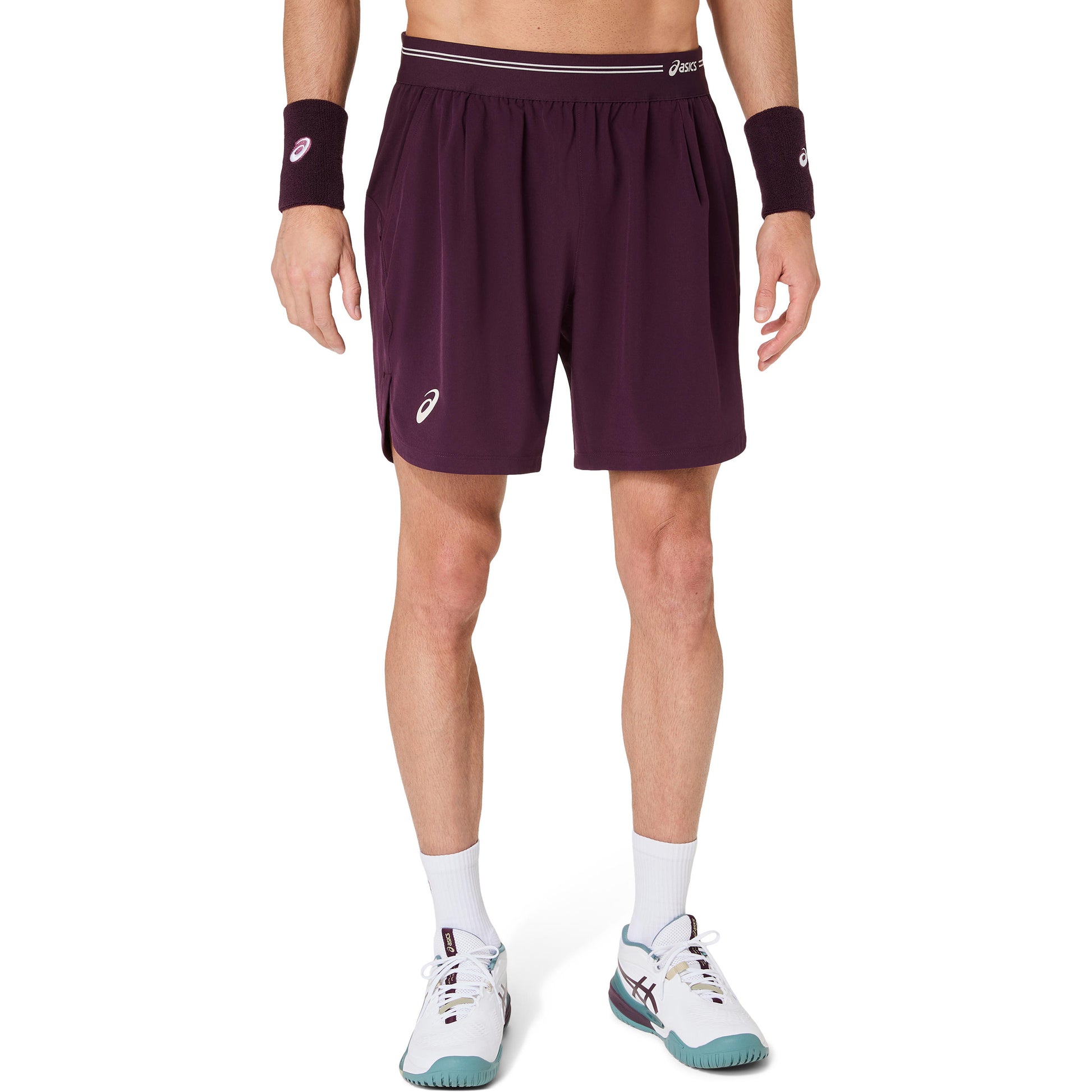 ASICS Game  Shorts Hombres - rojo vino