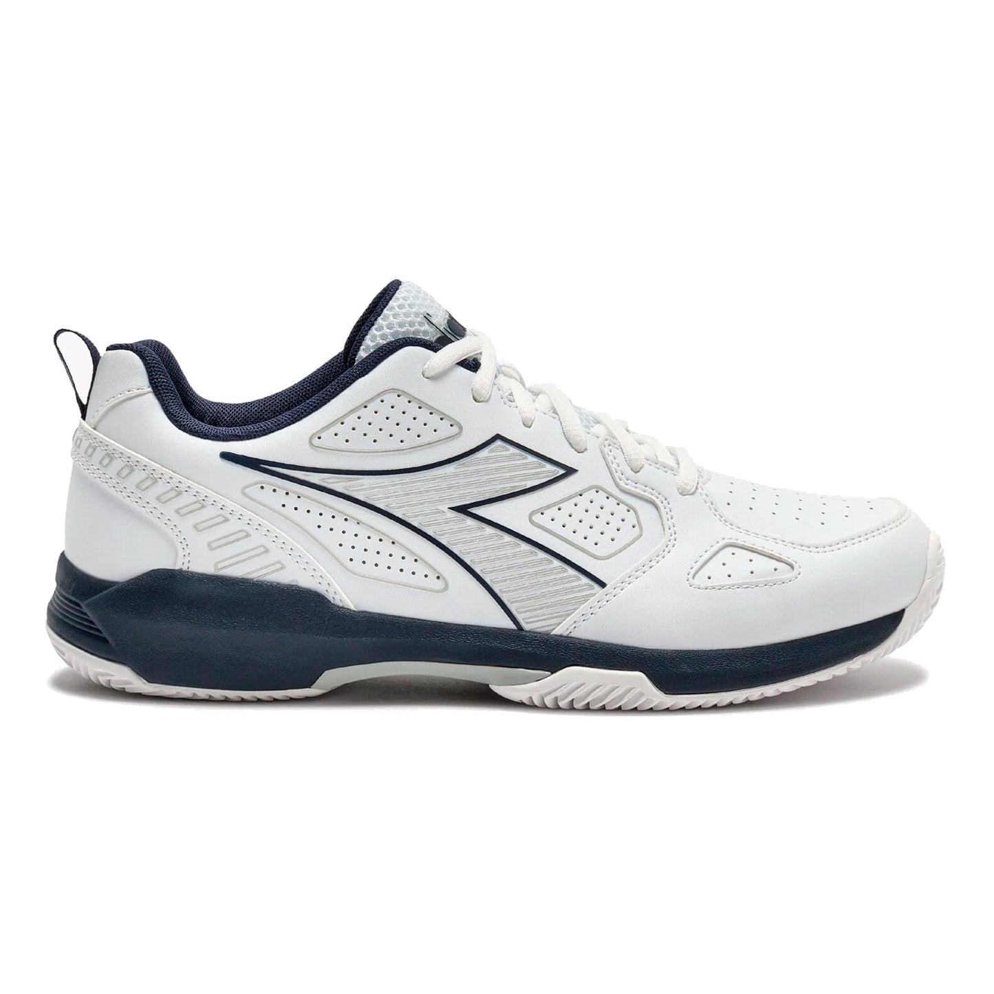 Diadora S.Challenge 7 Zapatilla tierra batida Hombres-blanco, azul oscuro