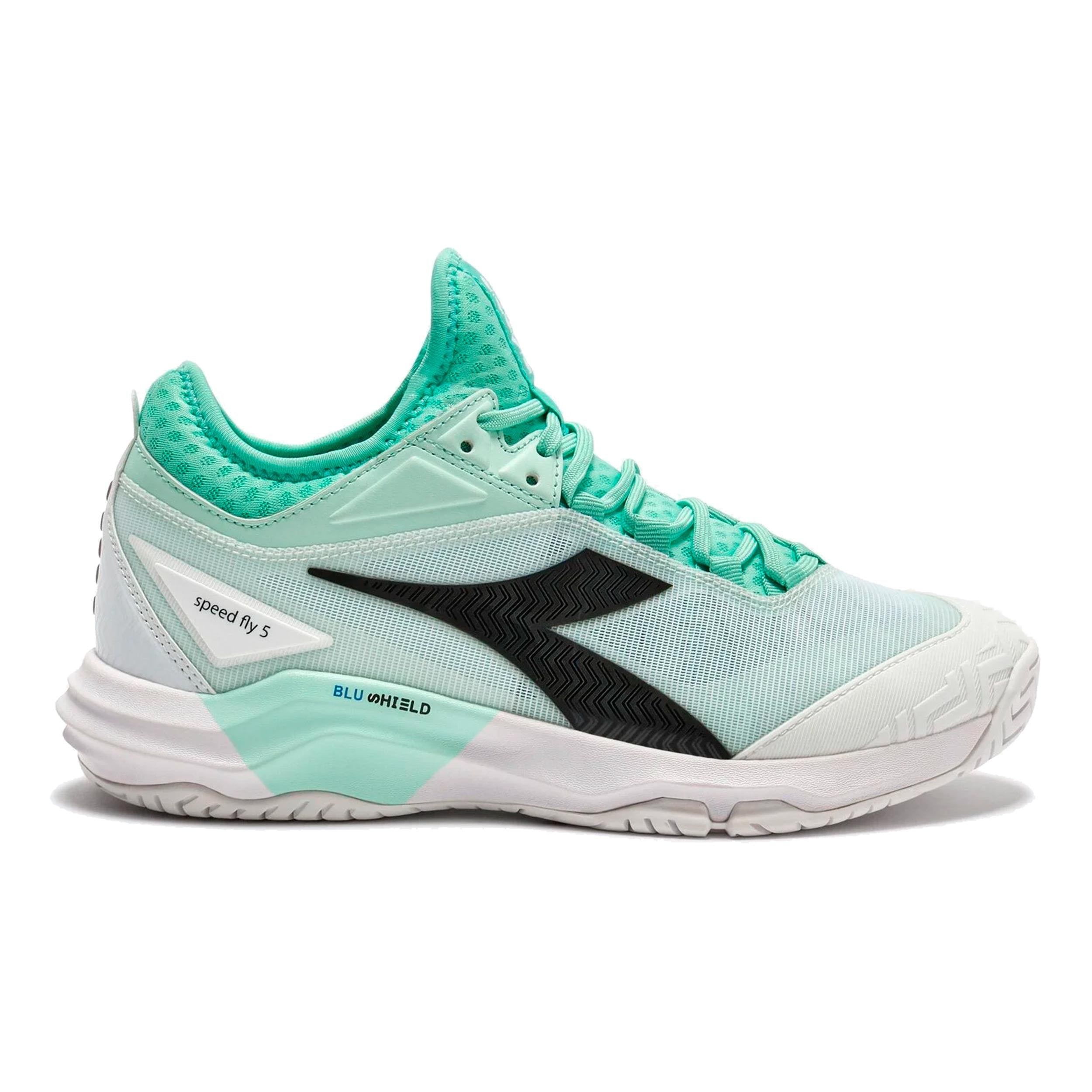 Diadora Speed Blushield Fly 5 Zapatilla todas las superficies Mujeres-turquesa, negro