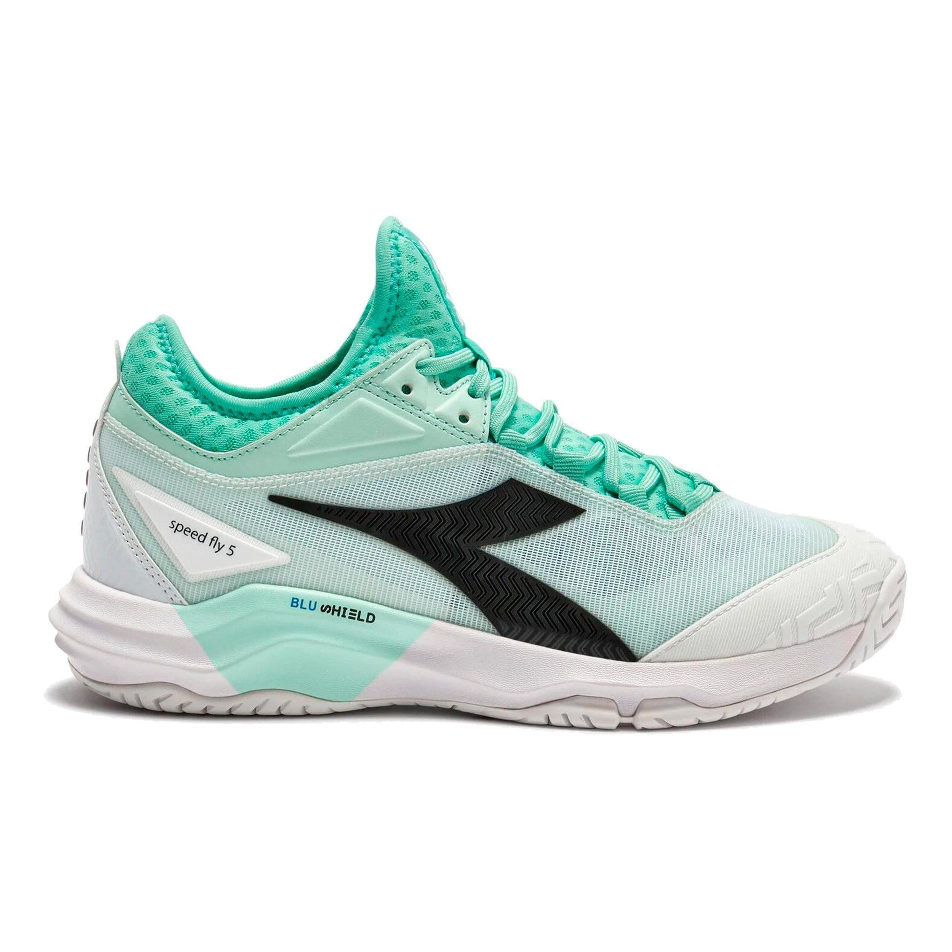 Diadora Speed Blushield Fly 5 Zapatilla todas las superficies Mujeres-turquesa, negro