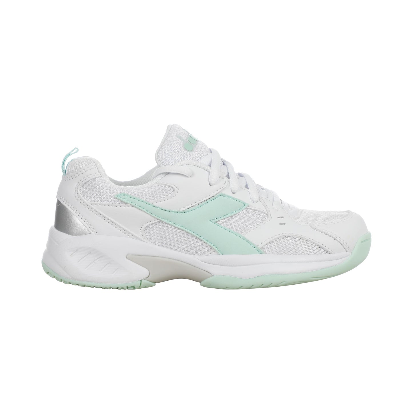Diadora S. Challenge 6 Zapatilla todas las superficies Niños-blanco, verde
