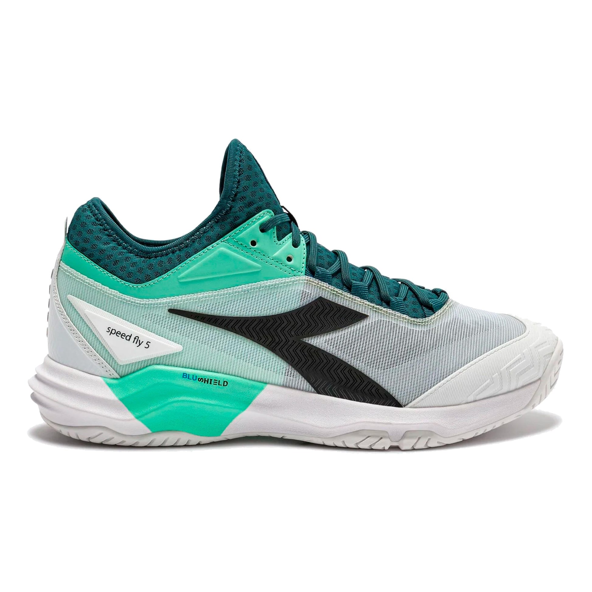 Diadora Speed Blushield Fly 5 Zapatilla todas las superficies Hombres-color petróleo, negro