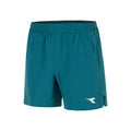 Match Shorts Hombres-verde oscuro
