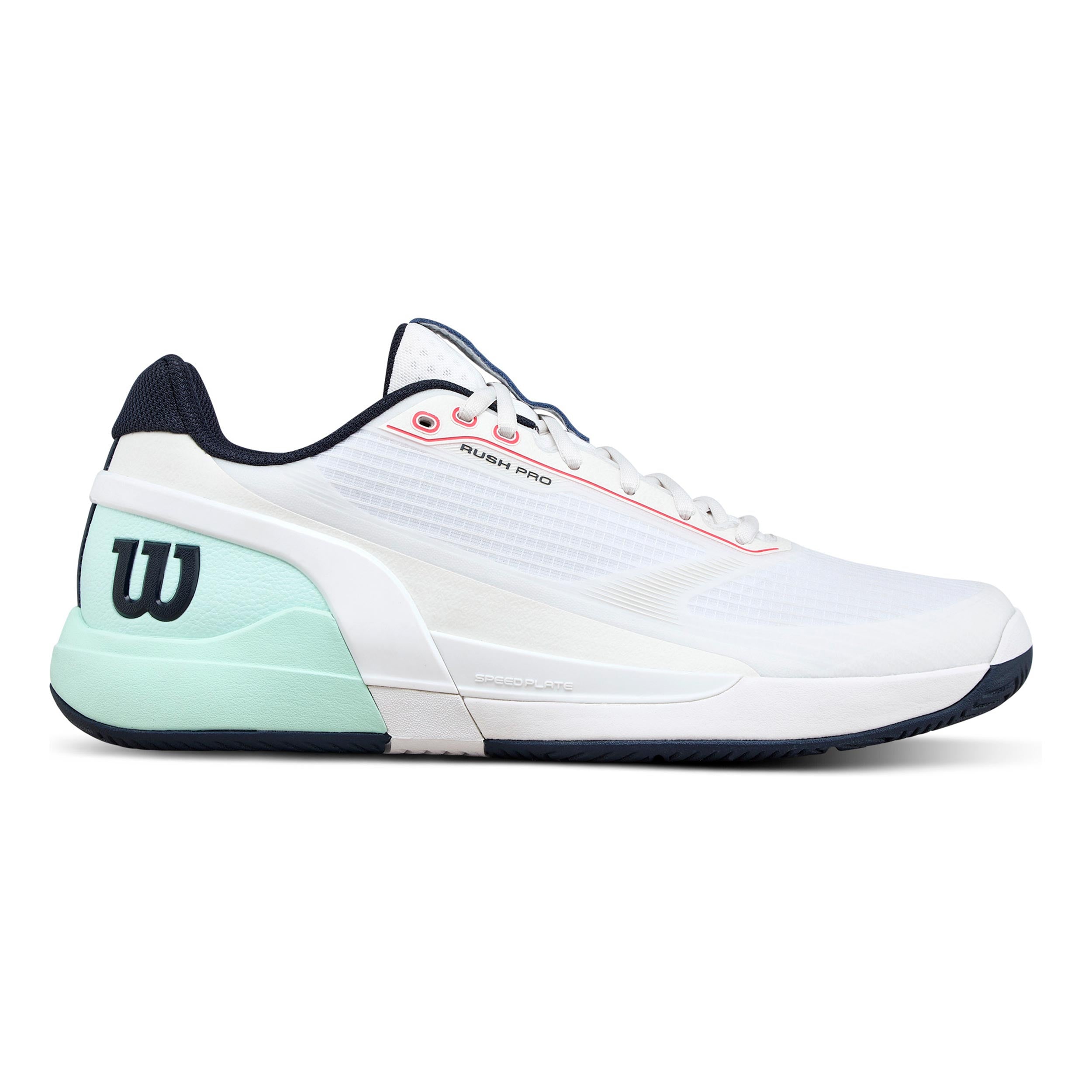 Wilson Rush Pro 5 Zapatilla todas las superficies Hombres-blanco, turquesa