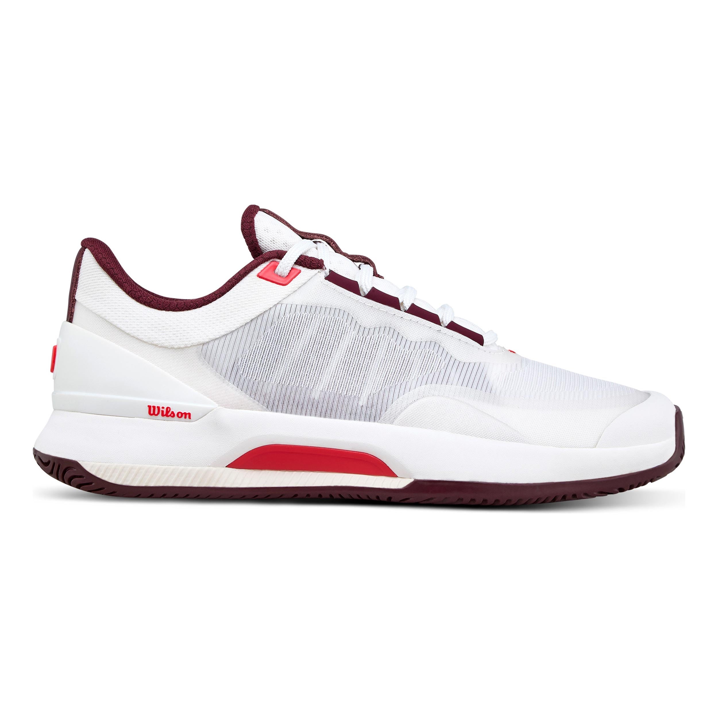 Wilson Intrigue Tour Zapatilla todas las superficies Mujeres-blanco, rojo vino