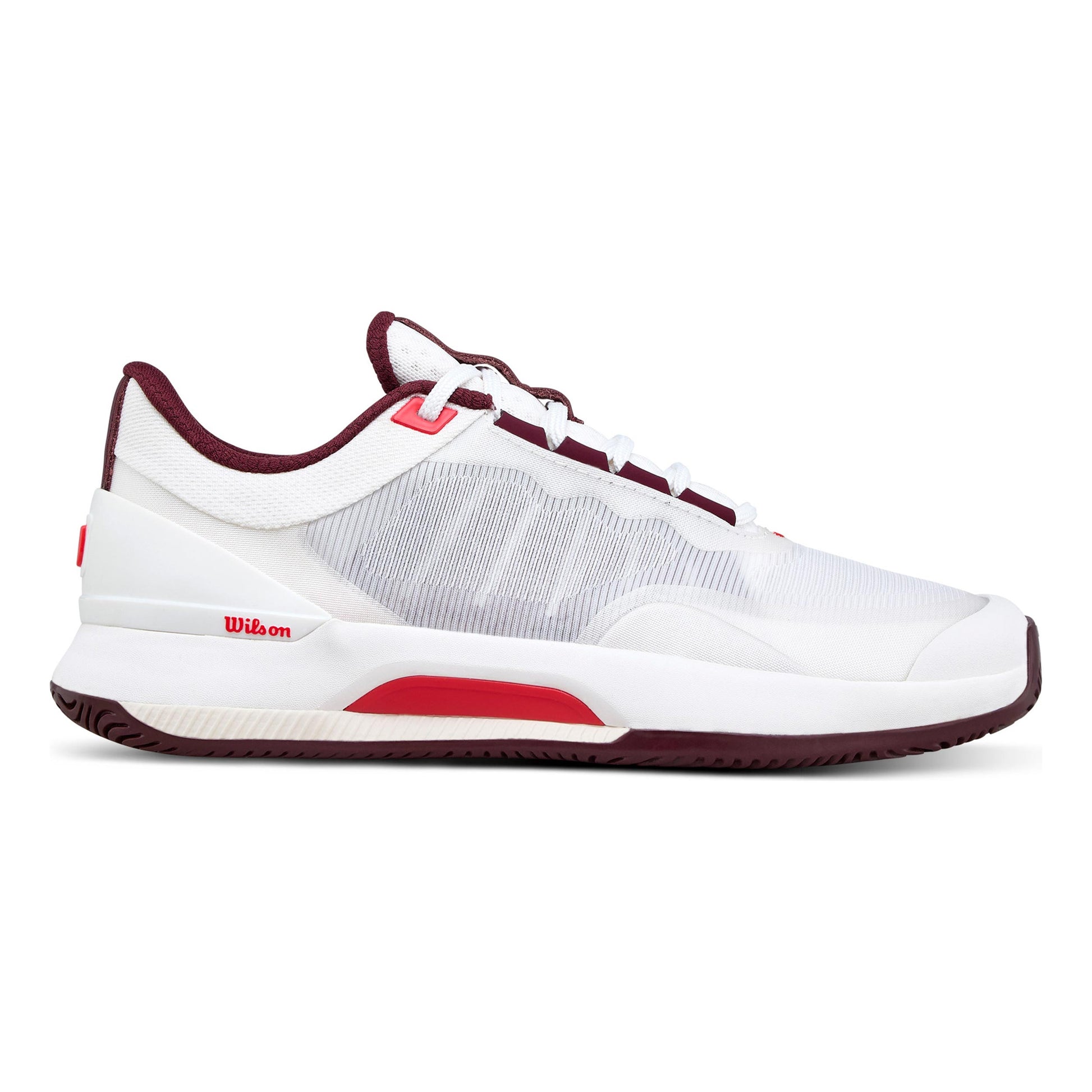 Wilson Intrigue Tour Zapatilla todas las superficies Mujeres-blanco, rojo vino