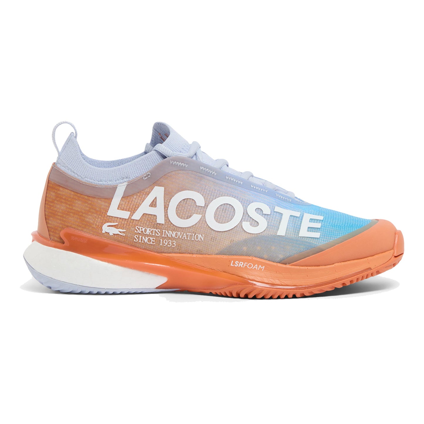 Lacoste AG-LT Lite Zapatilla tierra batida Mujeres - azul claro, óxido
