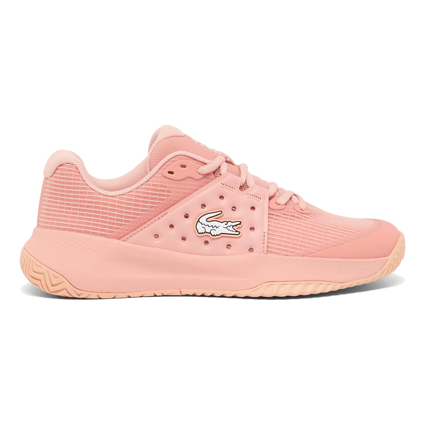 Lacoste Power Serve Zapatilla todas las superficies Mujeres-albaricoque, blanco