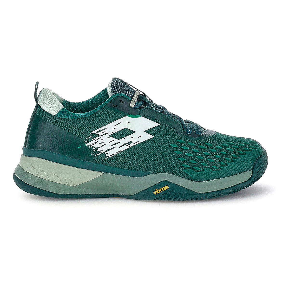 Lotto Raptor Hyperpulse 100 IV Zapatilla tierra batida Hombres - color petróleo, blanco