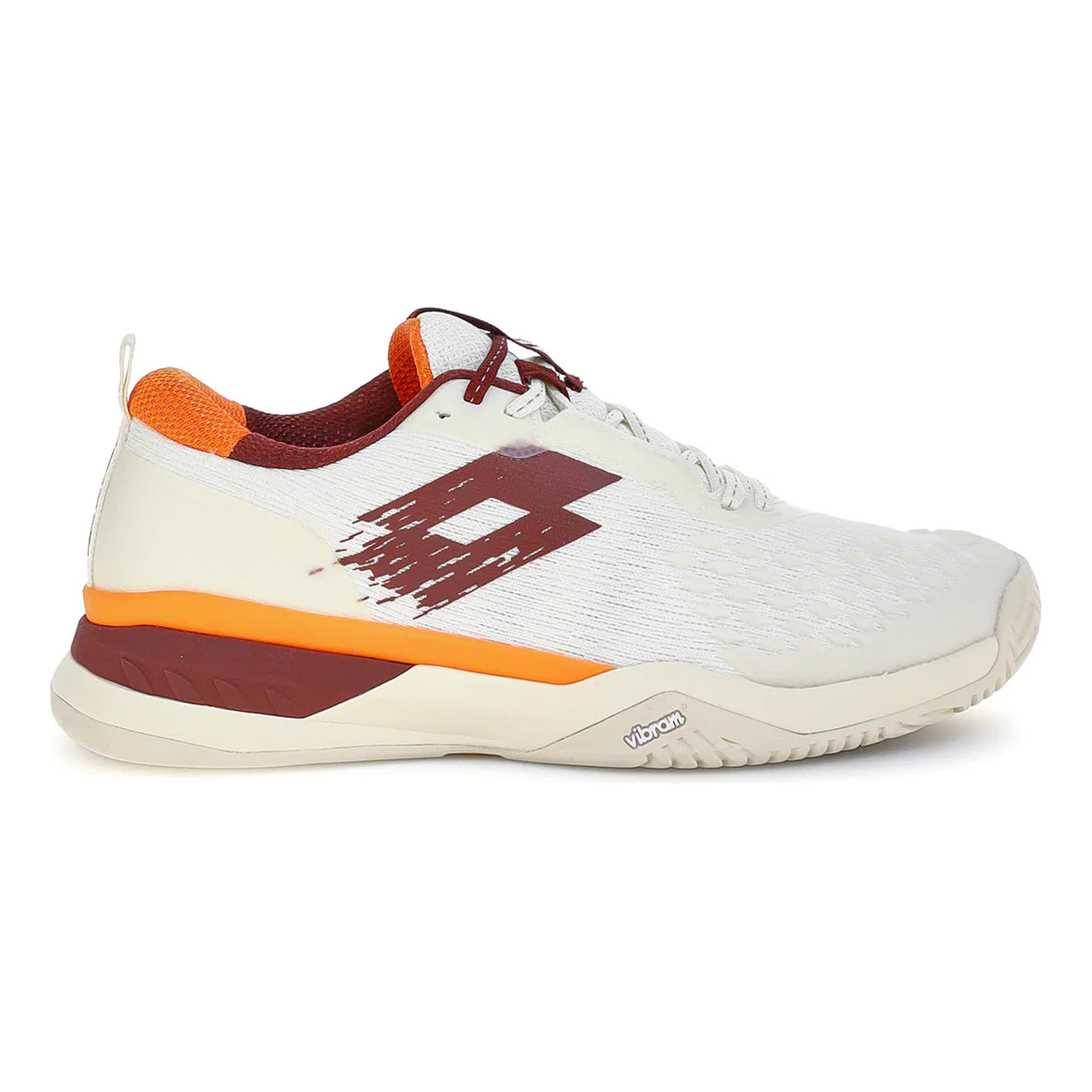 Lotto Raptor 100 AC Zapatilla todas las superficies Hombres-blanco, marrón