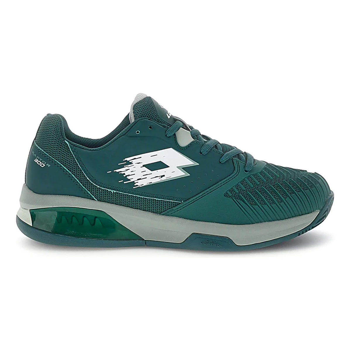 Lotto Raptor Hyperpulse 300 Zapatilla tierra batida Hombres - color petróleo, blanco