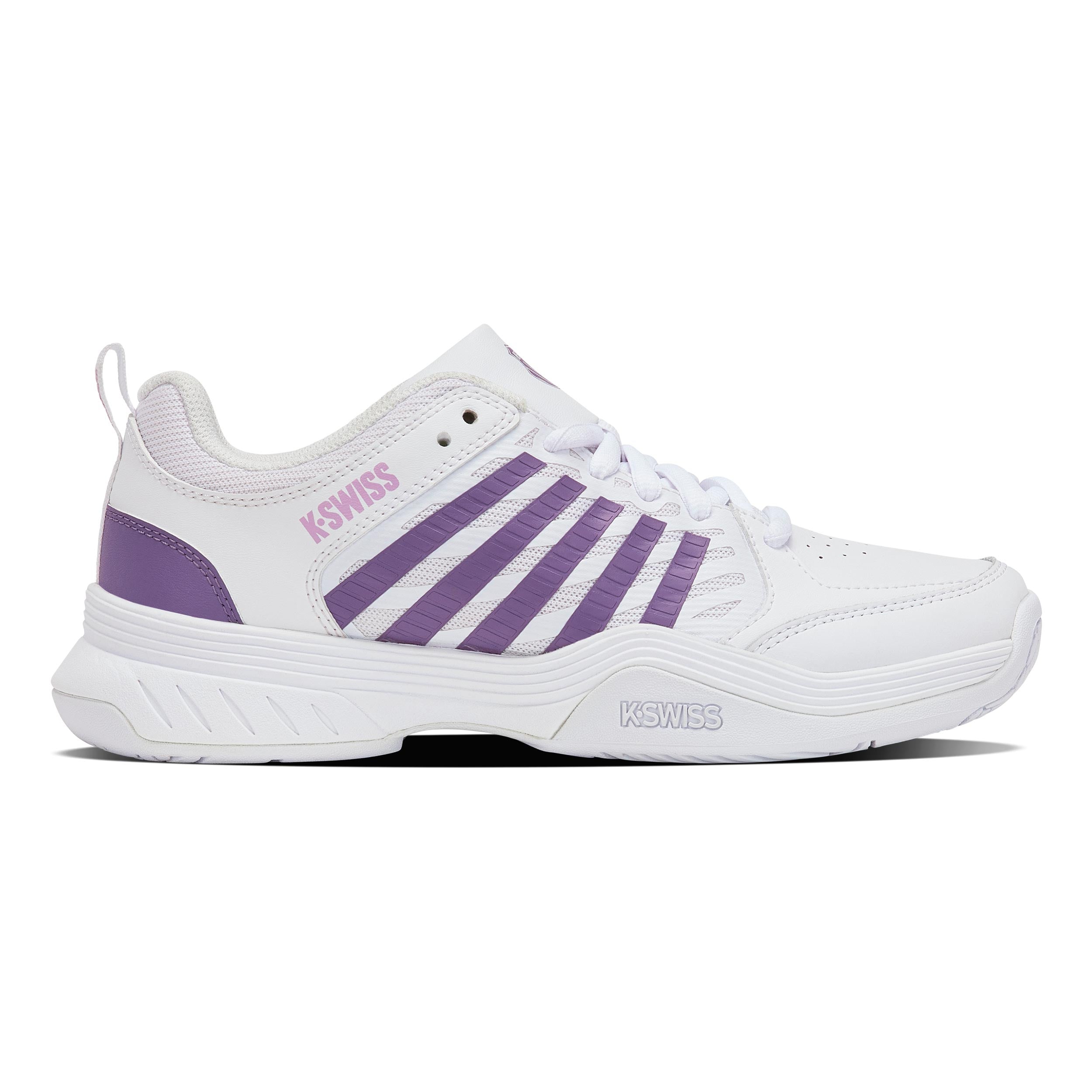 K-Swiss COURT EXPRESS 2  AC Zapatilla todas las superficies Mujeres-blanco, lavanda