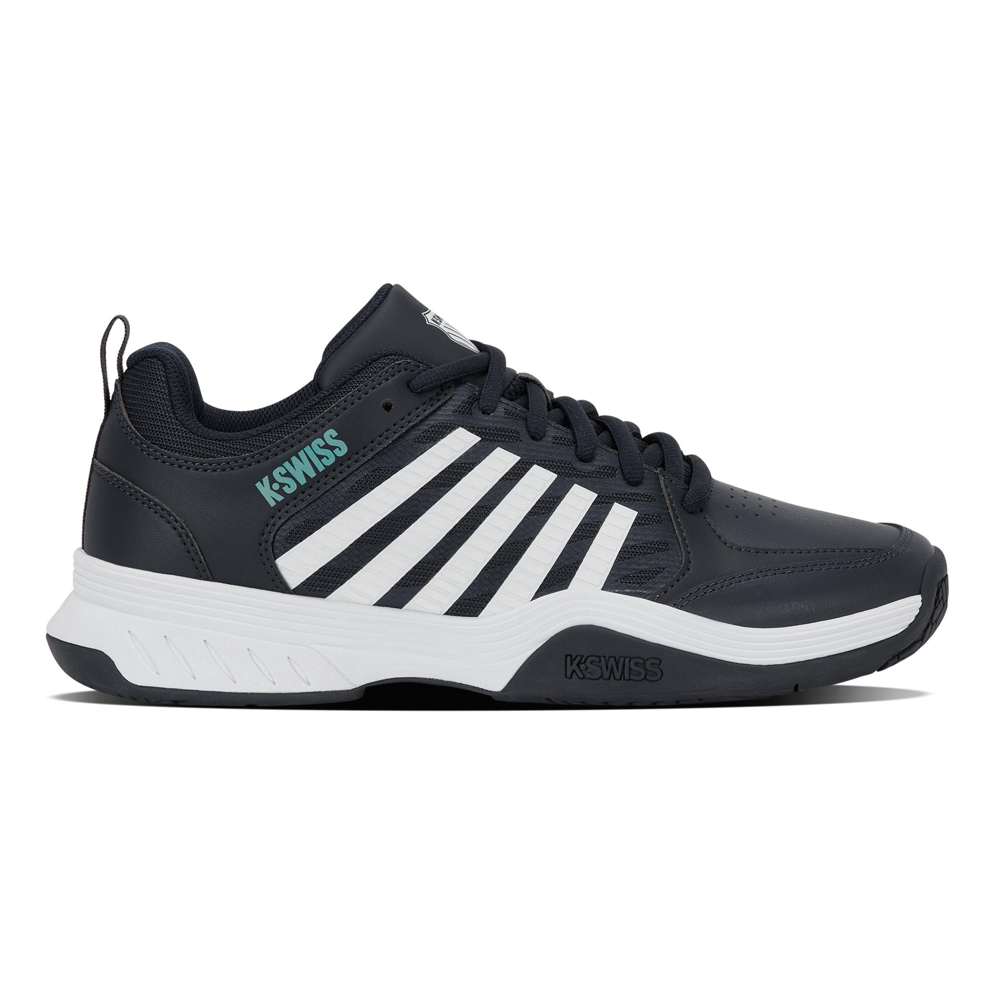 K-Swiss Court Express 2 Zapatilla todas las superficies Hombres - negro, turquesa