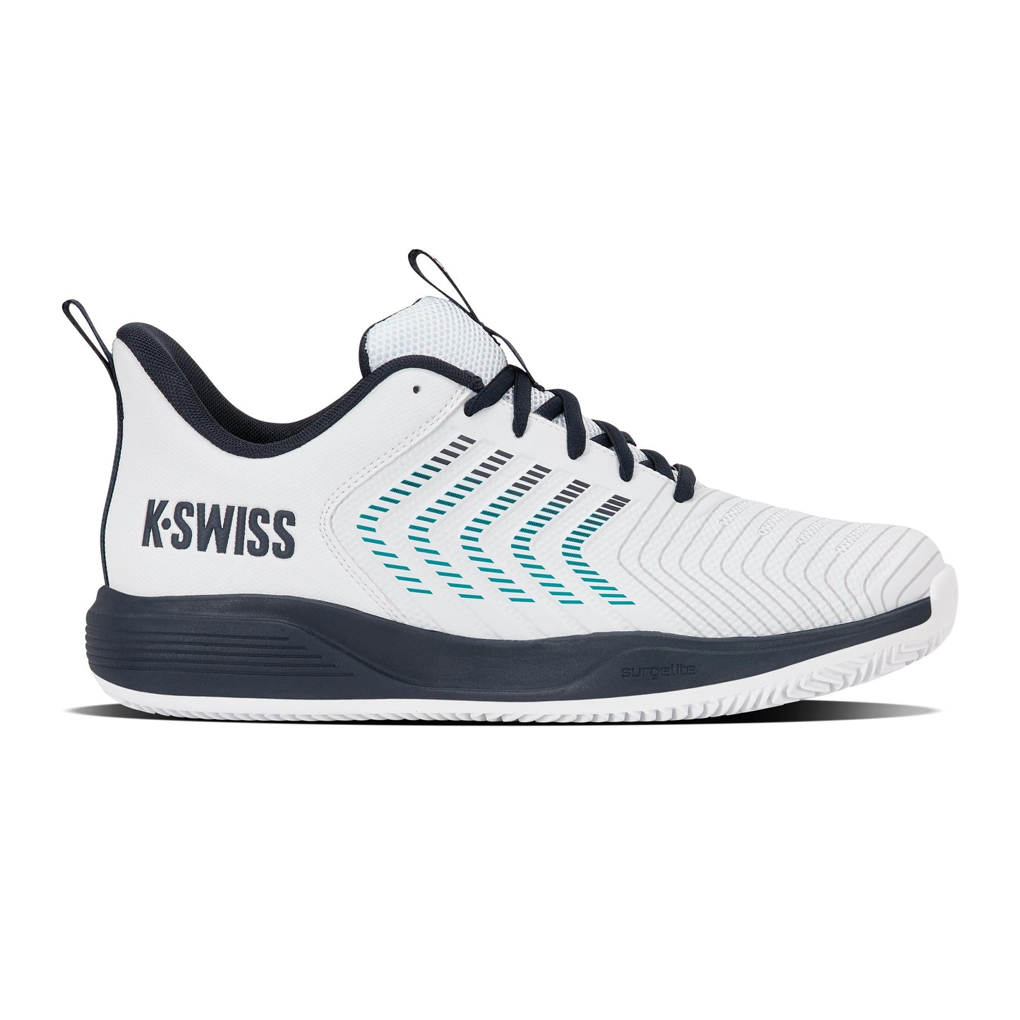 K-Swiss Ultrashot Light Zapatilla tierra batida Hombres - blanco, azul oscuro