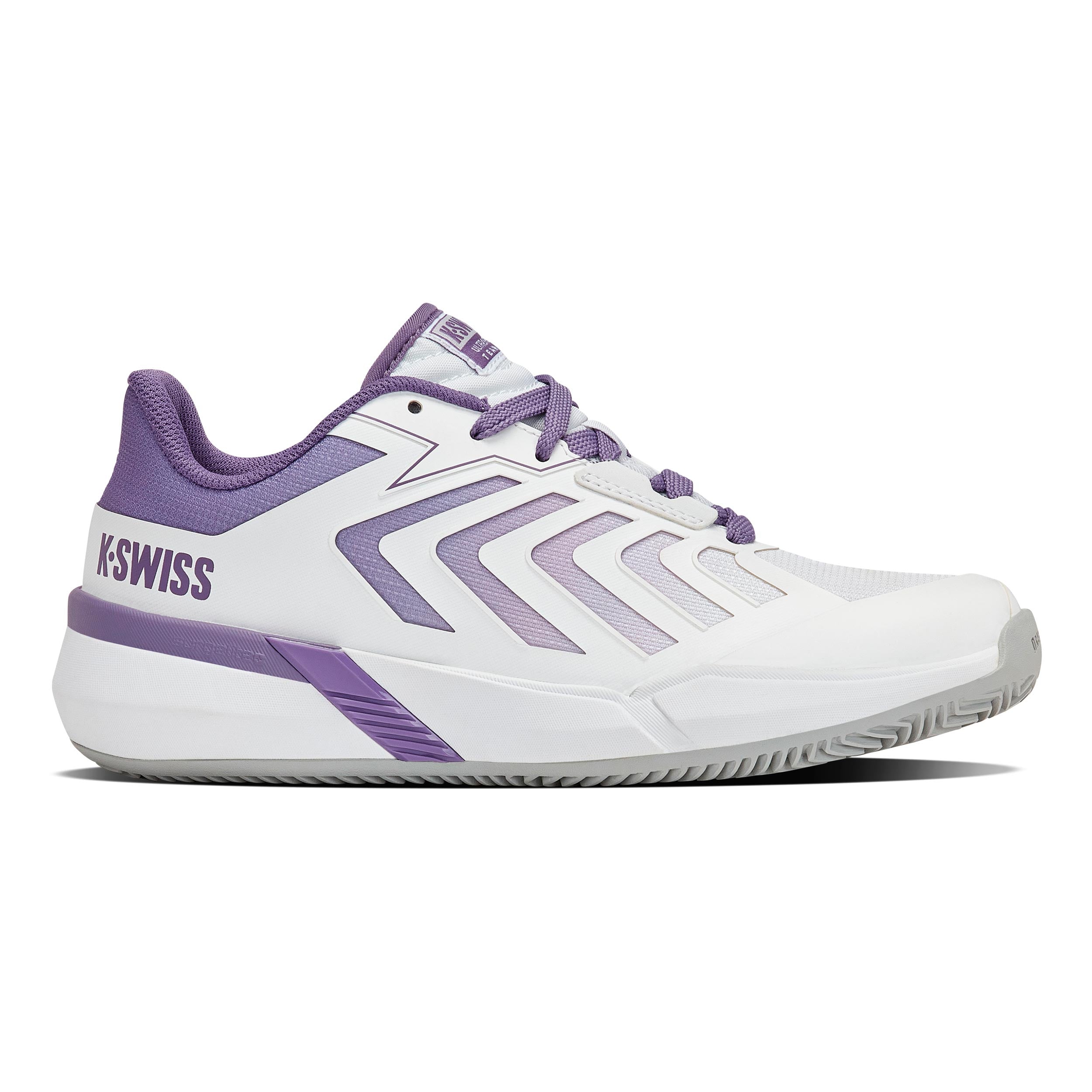 K-Swiss Ultrashot Team 2 Zapatilla tierra batida Mujeres - blanco, lavanda