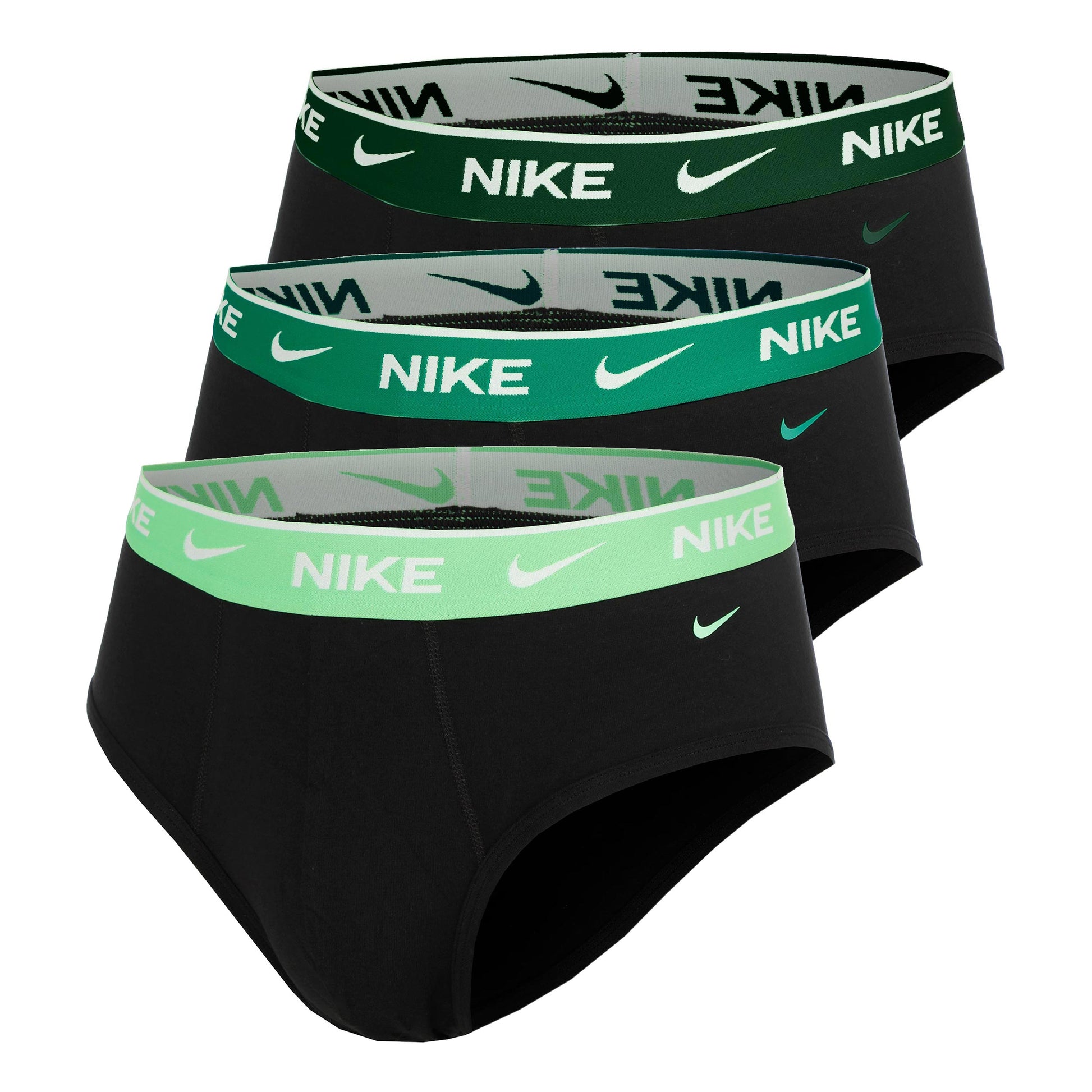 Nike Essential Cotton Stretch Brief Calzoncillos tipo bóxer Pack de 3 Hombres - beige