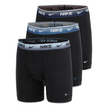 Essential Cotton Stretch Boxer Brief Calzoncillos tipo bóxer - Pack de 3 Hombres-negro, azul
