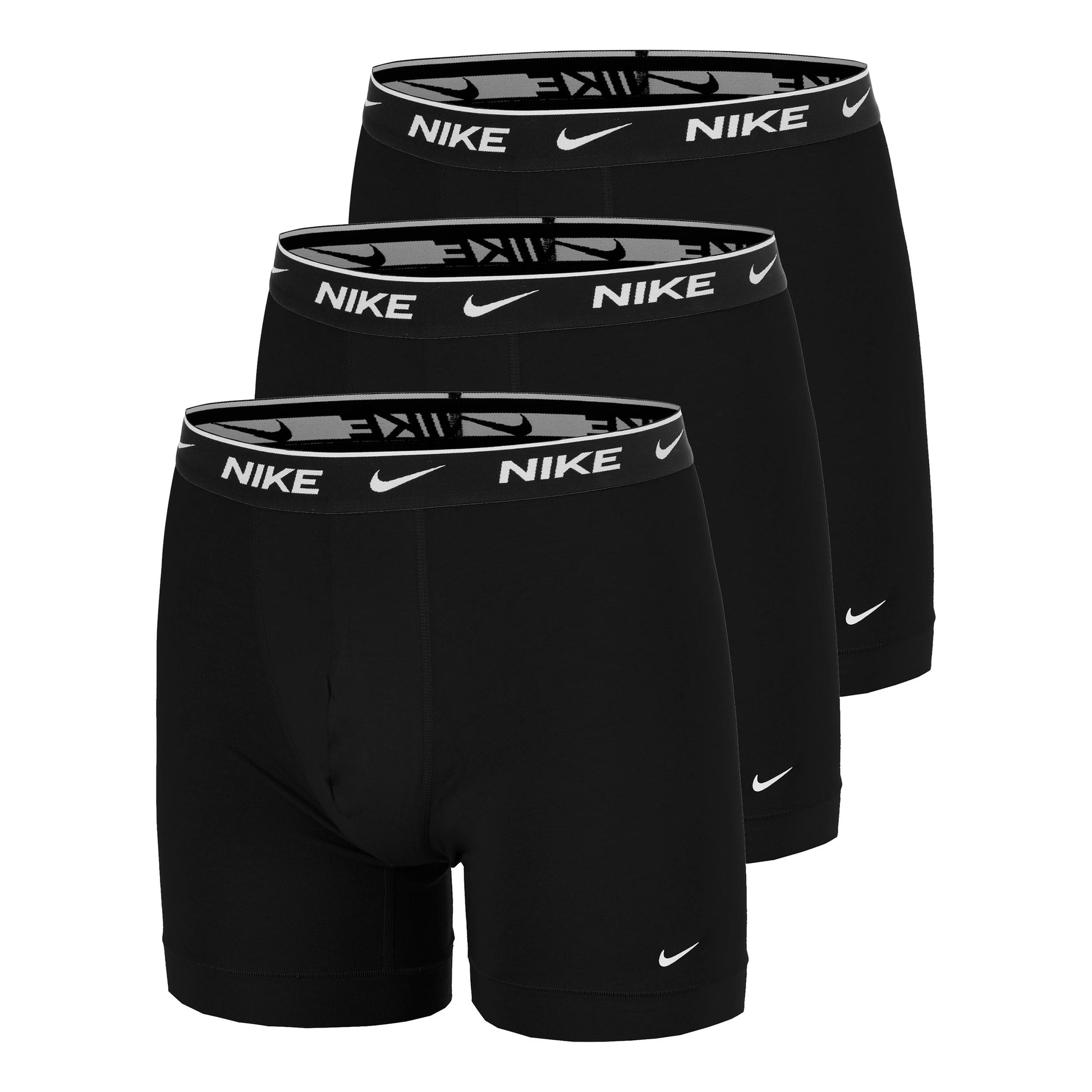 Nike Essential Cotton Stretch Calzoncillos tipo bóxer Pack de 3 Hombres - negro, negro