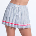 High Waist Lavish Lane Falda Mujeres - blanco, negro