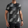 Ace Vector Camiseta de manga corta Hombres-gris oscuro, gris claro