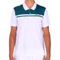 Riflesso Polo Hombres - blanco, color petróleo