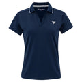 W. TEAM TECH POLOWHITE Polo Mujeres-azul oscuro