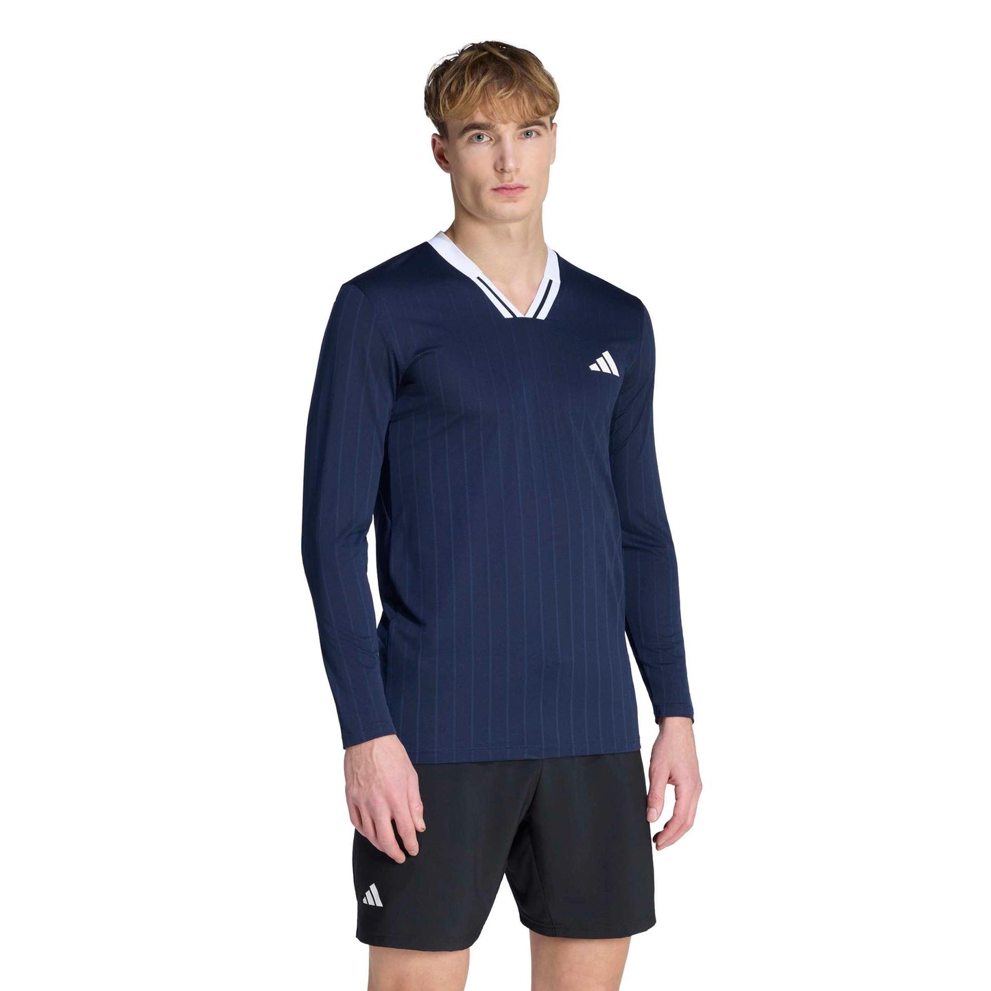 adidas Wow Top Camiseta de manga larga Hombres - azul oscuro