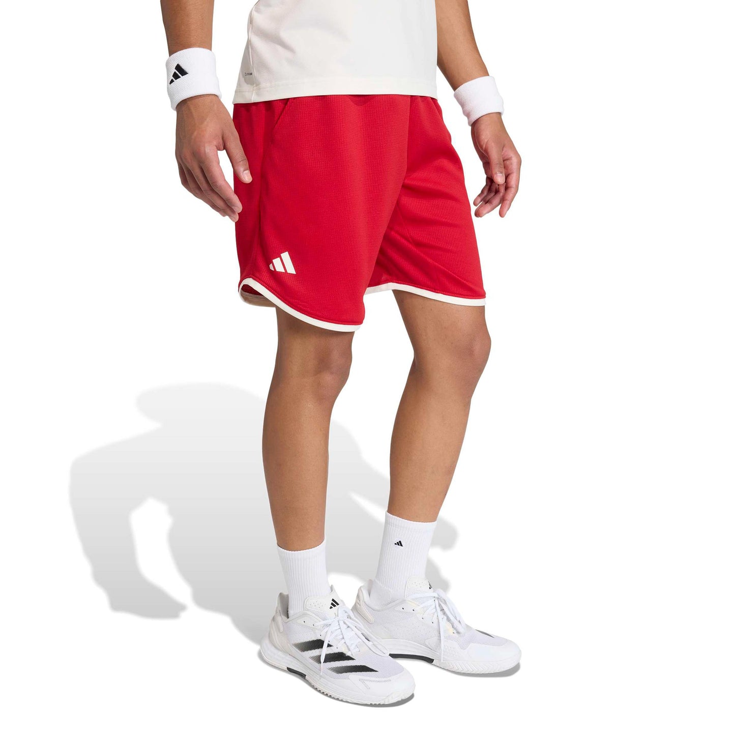 adidas Classics 9Inch Shorts Hombres - rojo, beige