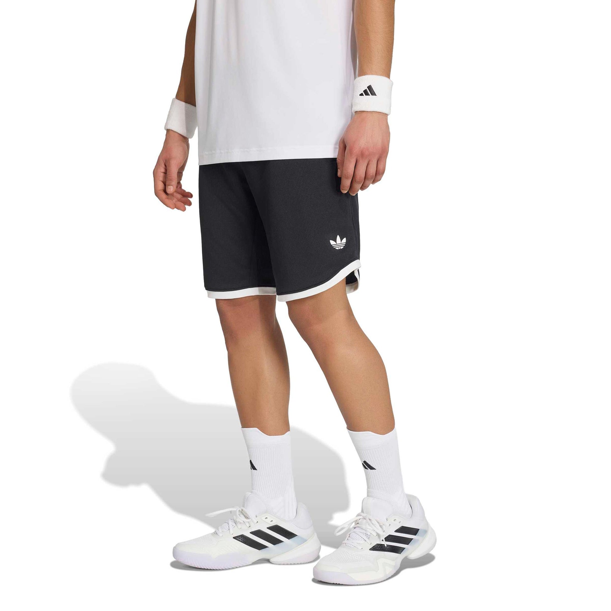 adidas Classics 9Inch Shorts Hombres - negro, blanco