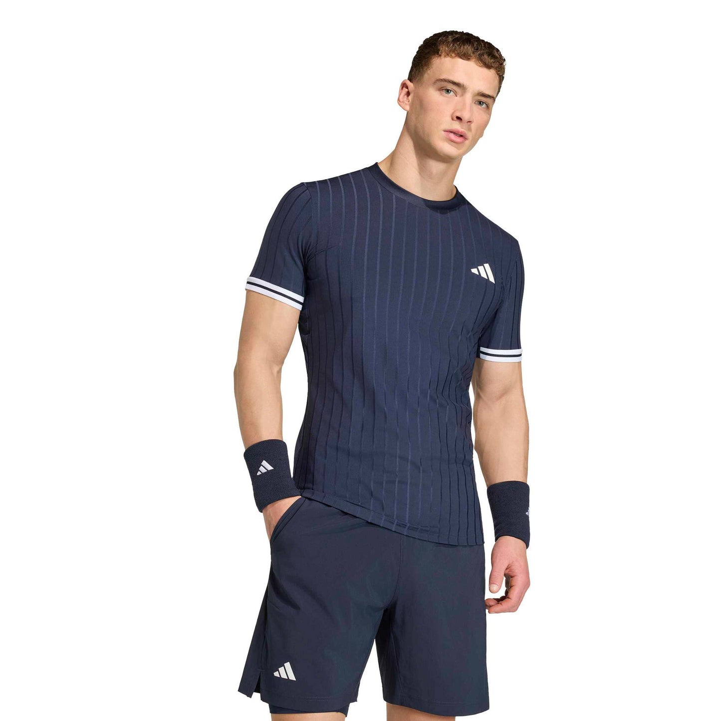 adidas Freelift Pro Camiseta de manga corta Hombres - azul oscuro