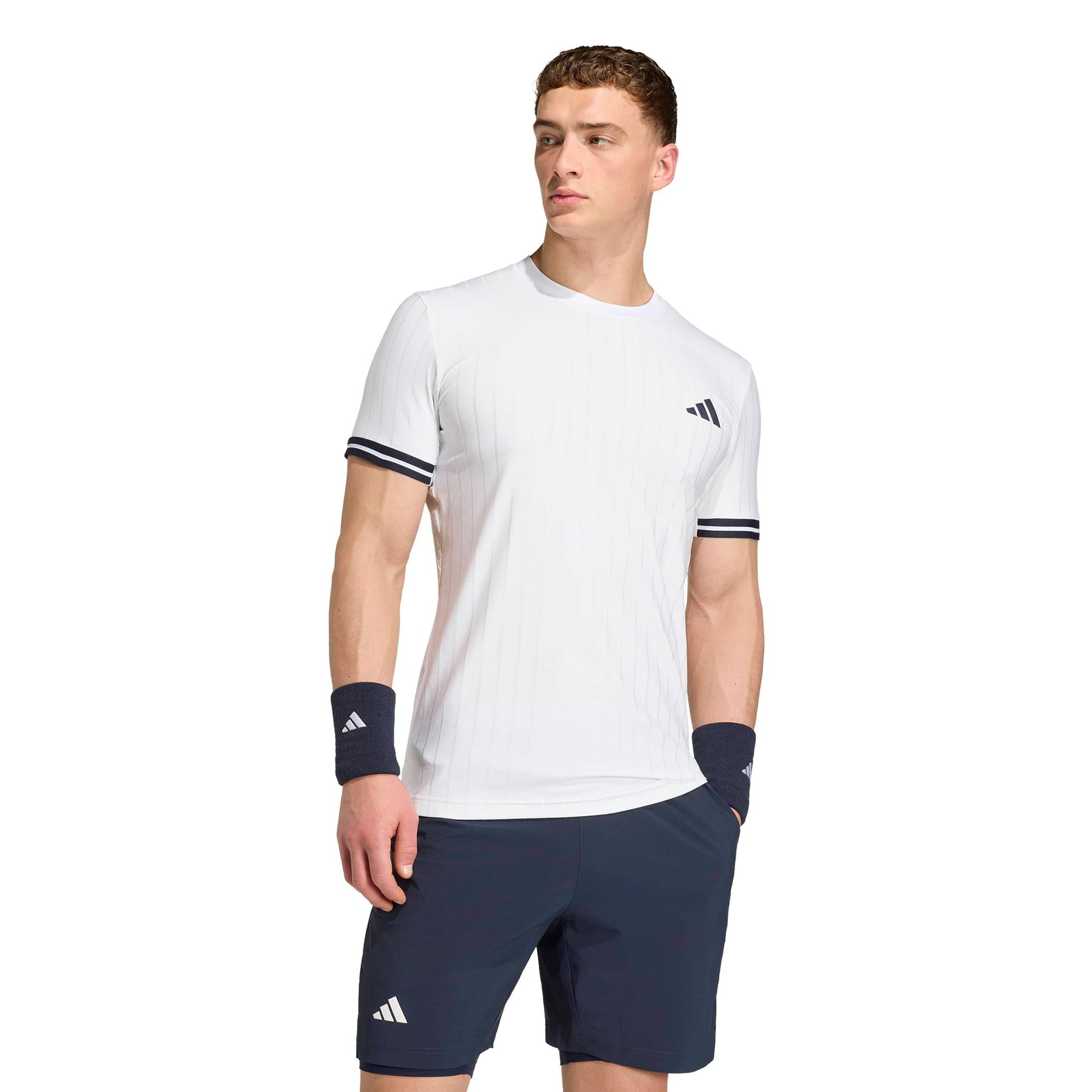 adidas Freelift Pro Camiseta de manga corta Hombres - blanco
