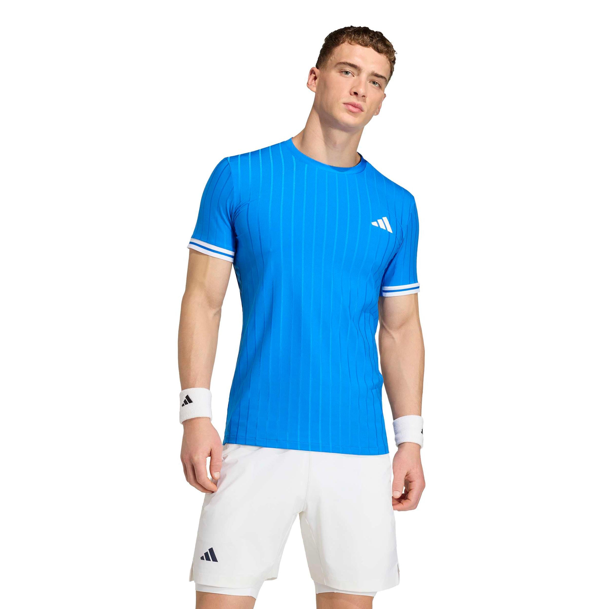 adidas Freelift Pro Camiseta de manga corta Hombres - azul