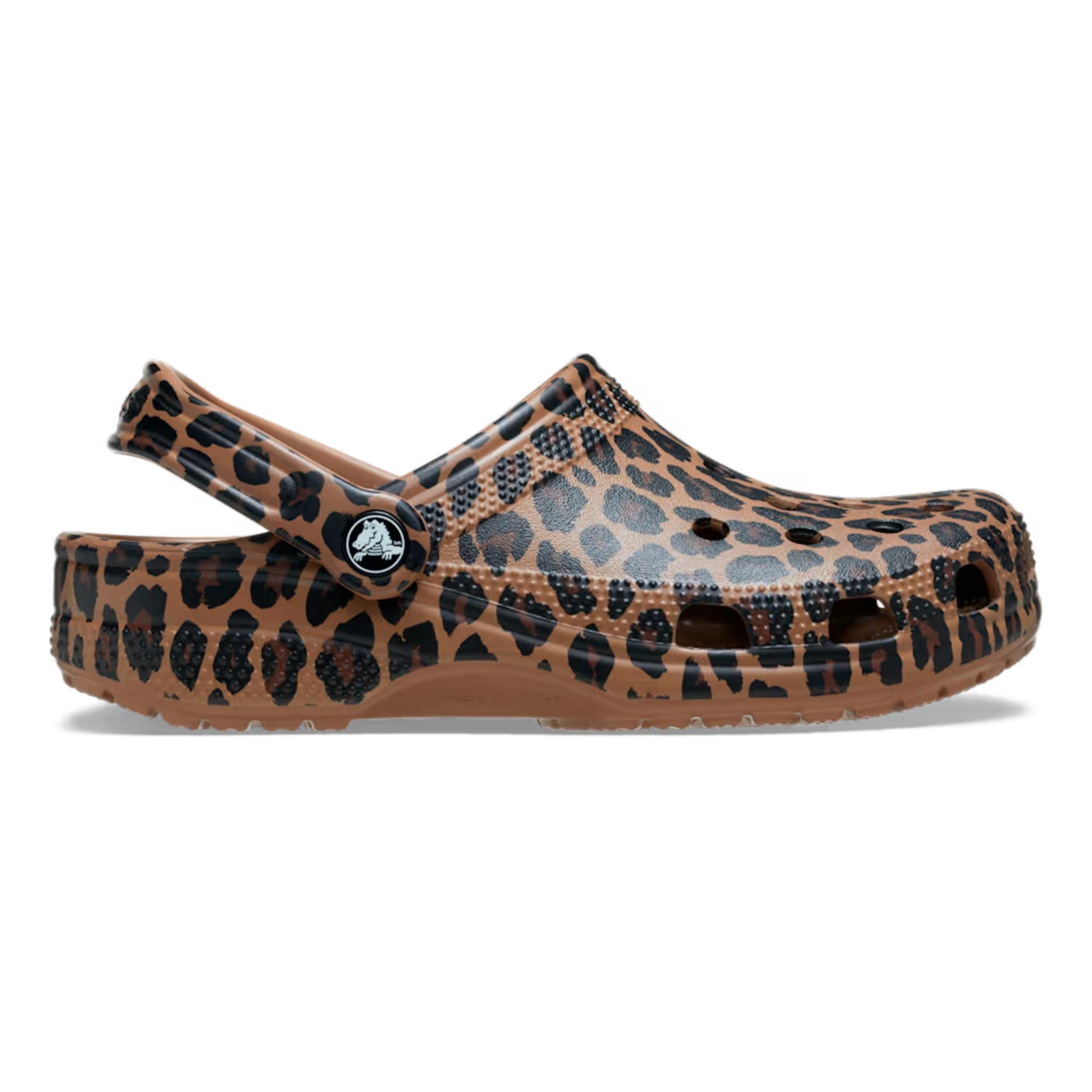 Crocs Classic Graphic Clog Chanclas Mujeres - marrón, beige