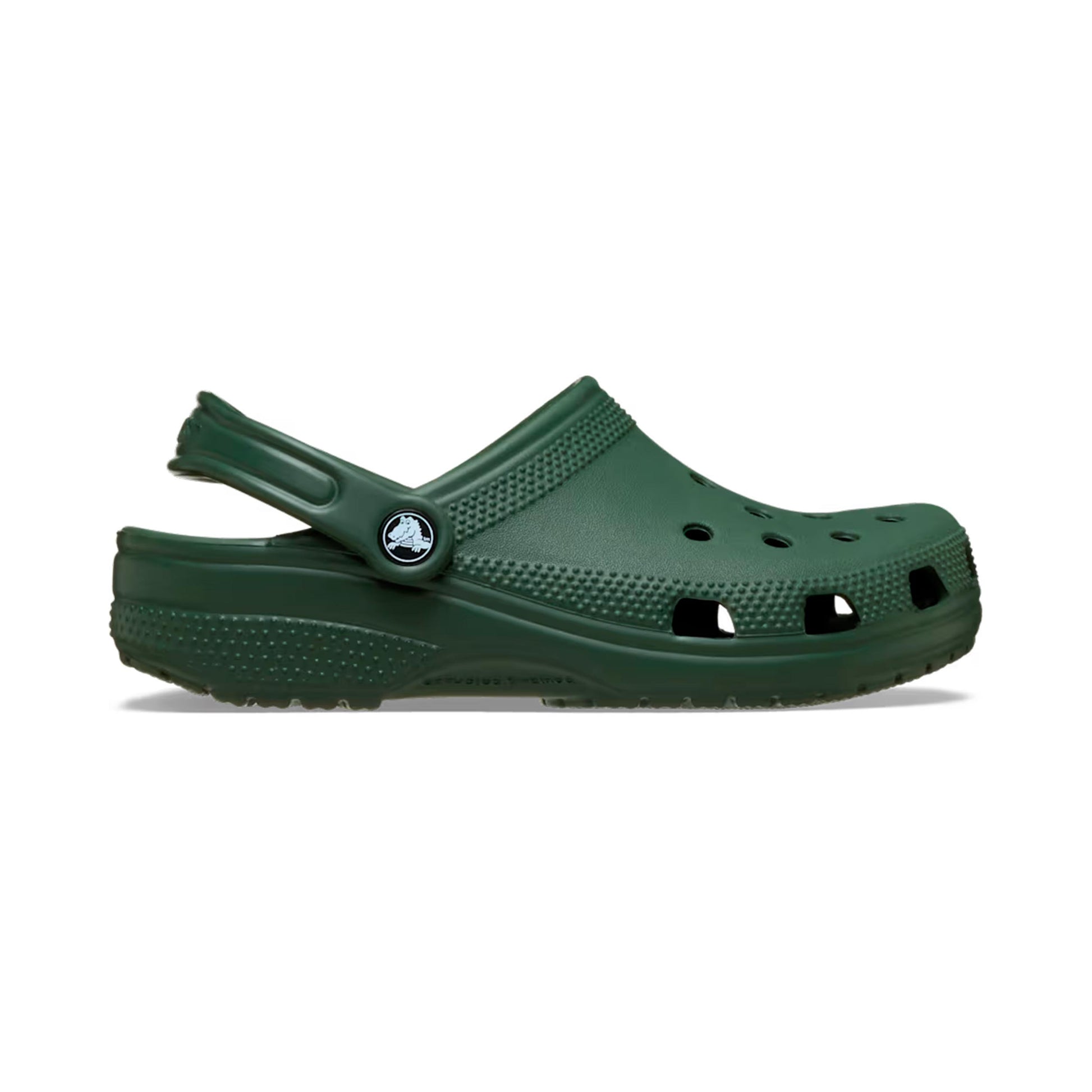 Crocs Classic Clog Chanclas Niños - verde oscuro